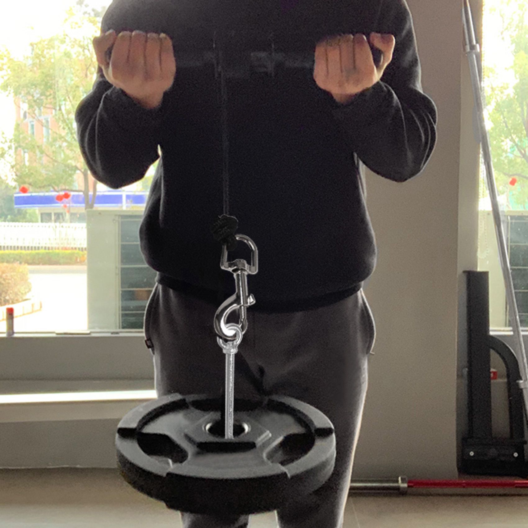Wrist Roller Forearm - جهاز تمرين الرسغ وعجلة تقوية الساعد