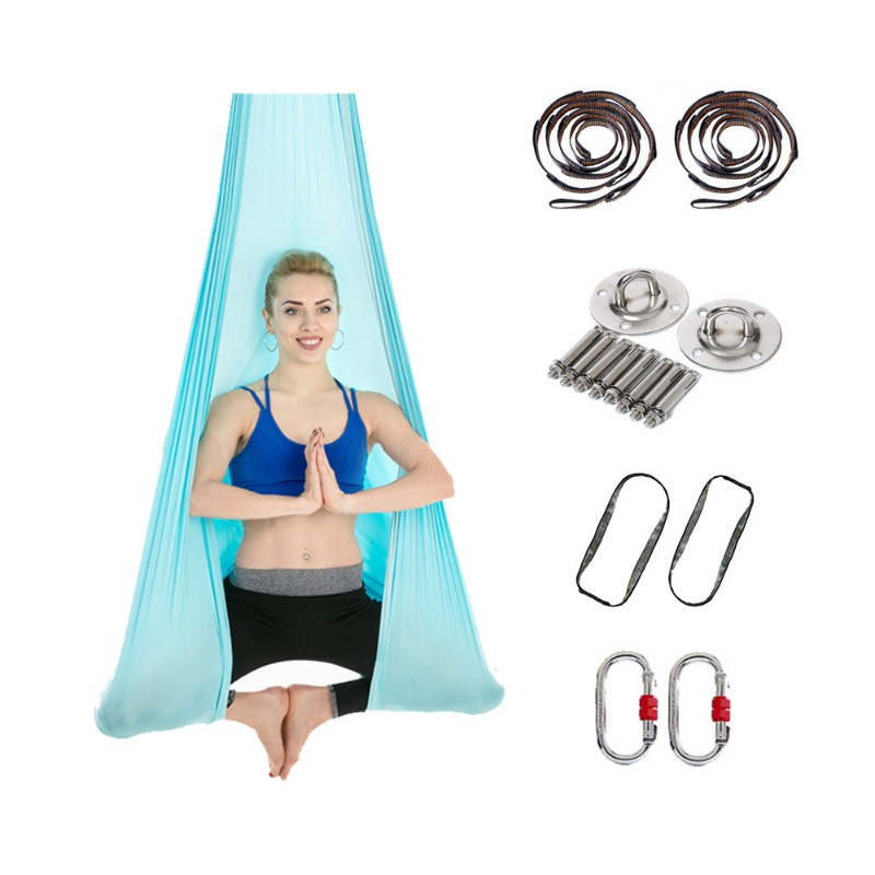 Home Gym Set - مجموعة أرجوحة يوغا هوائية قابلة للتمدد
