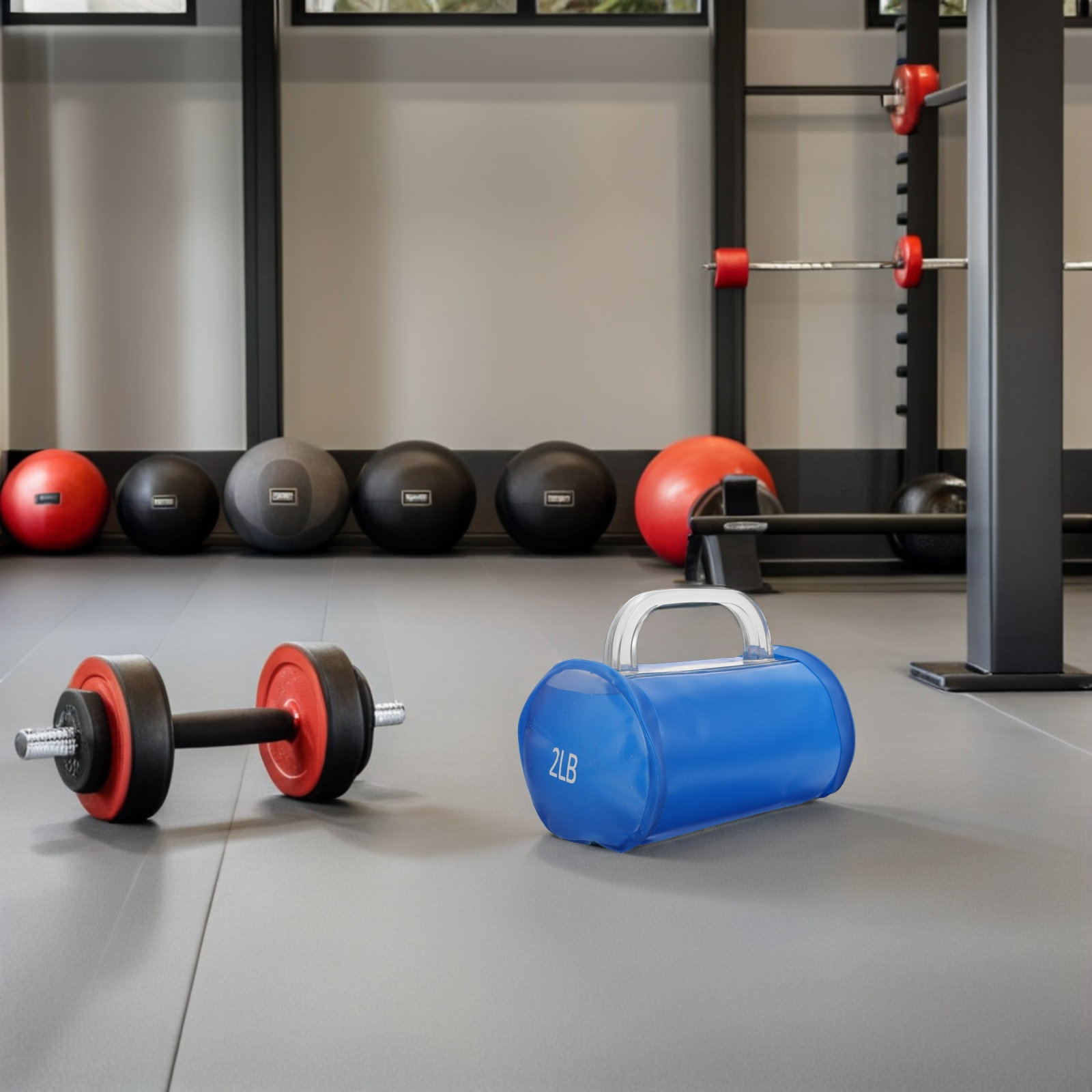 Home Gym Dumbbell Workout - قطعتان من الدمبلز القابلة للتعديل والمملوءة