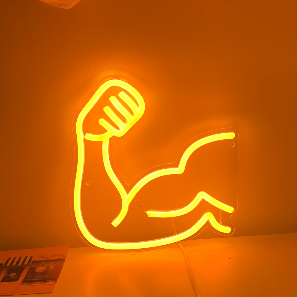 لافتة نيون تحفيزية للياقة البد - مراجعة Home Gym Neon Sign وسعره