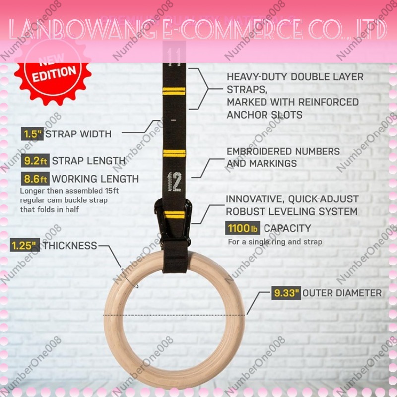 حلقات جمباز من خشب البتولا الص - مراجعة Home Gym Set وسعره