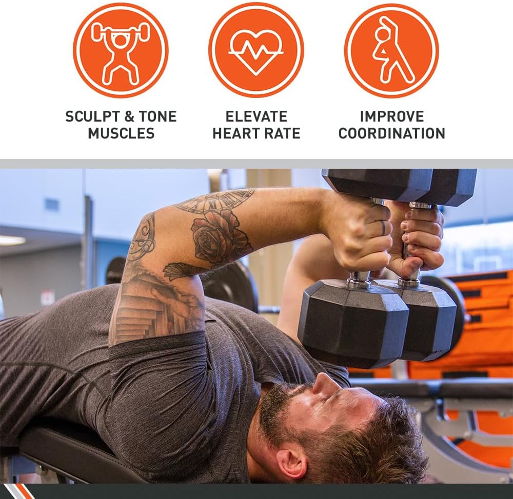تدريب القوة في المنزل باستخدام - مراجعة Home Gym Dumbbell Workout وسعره