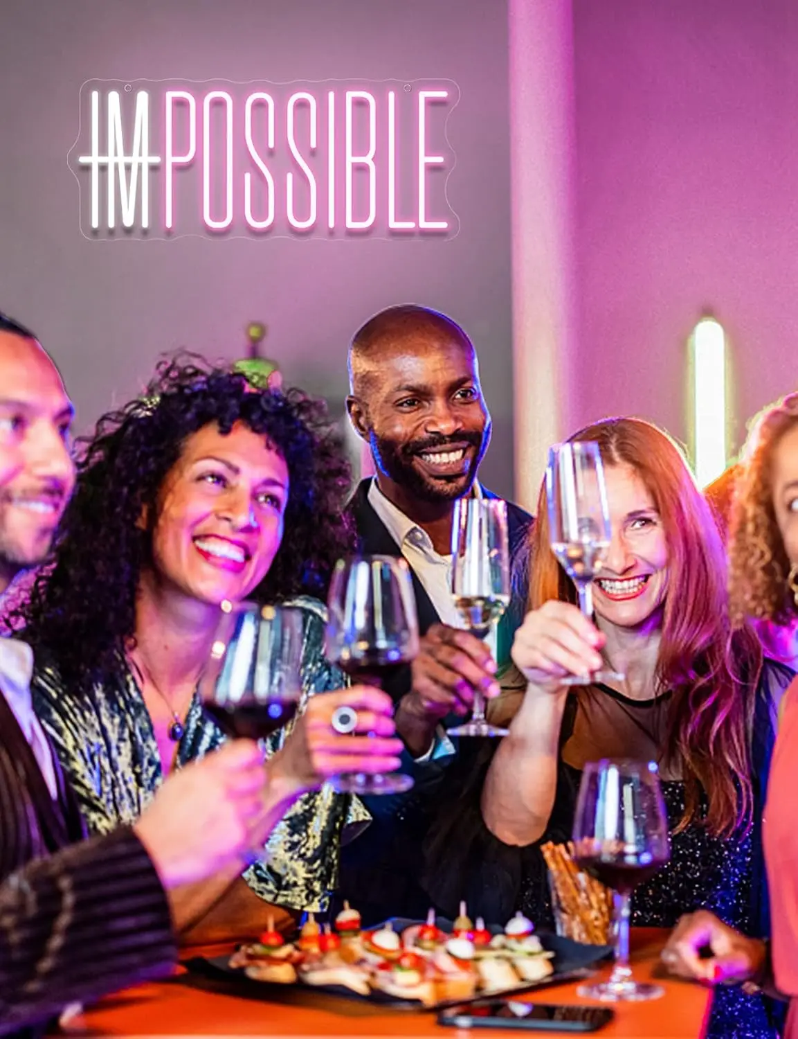 لافتة نيون 'I'm Possible' قابل - مراجعة Home Gym Neon Sign وسعره