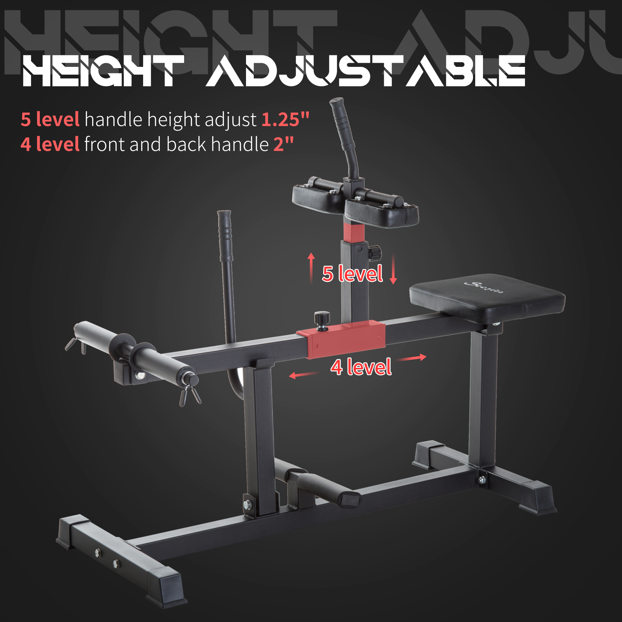 آلة رفع الساق بمقعد فولاذي قاب - مراجعة Home Gym Leg Machine وسعره
