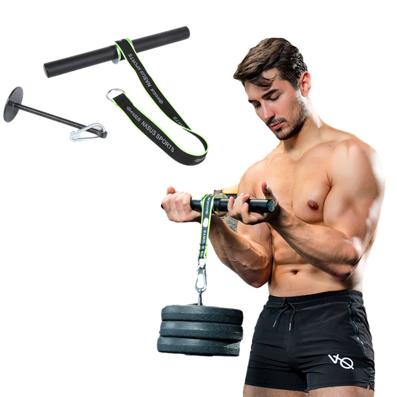 الأسلحة قوة ممارسة أجهزة لياقة - مراجعة Wrist Roller Forearm وسعره