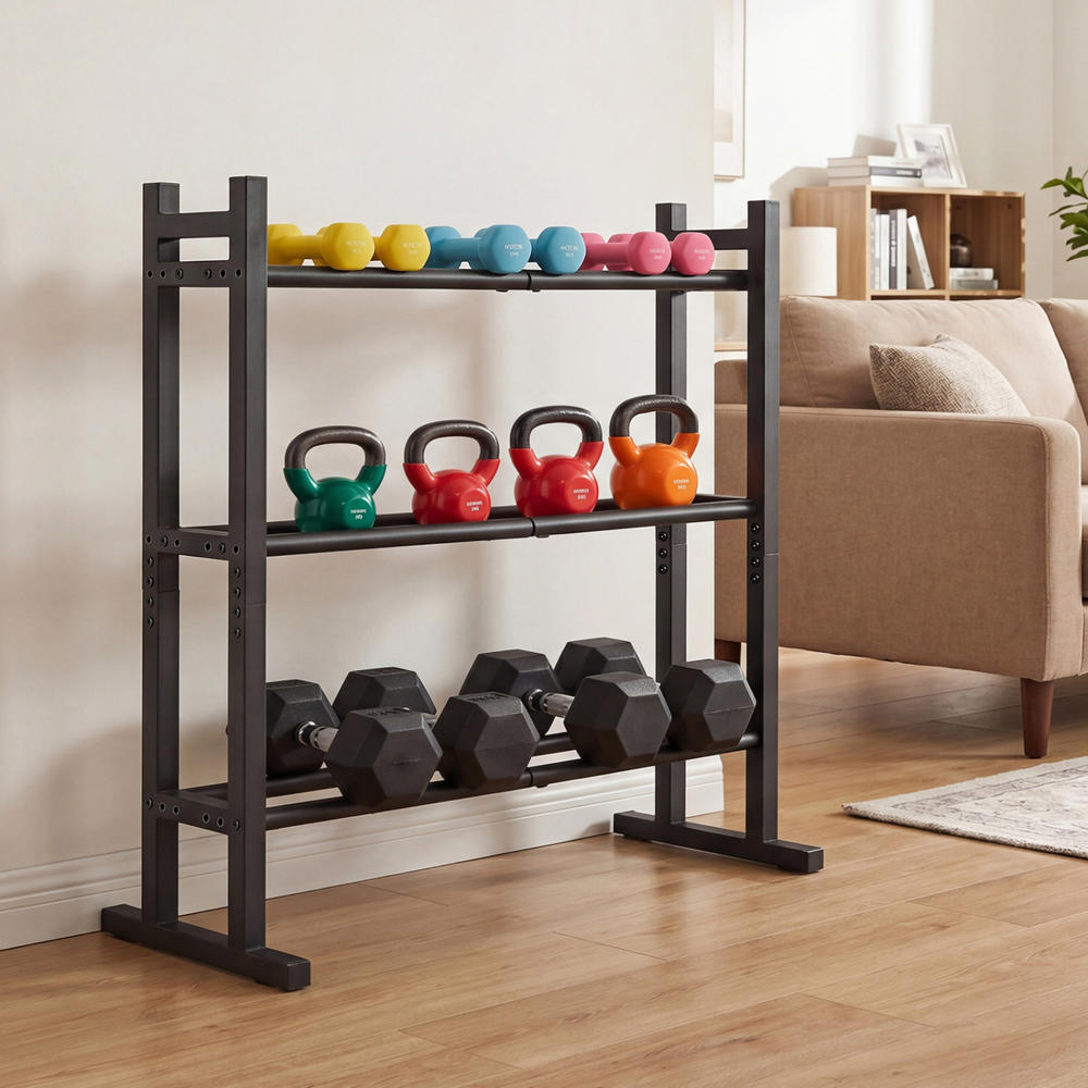حامل أثقال ثلاثي الطبقات شديد  - مراجعة Home Gym Gym Equipment وسعره