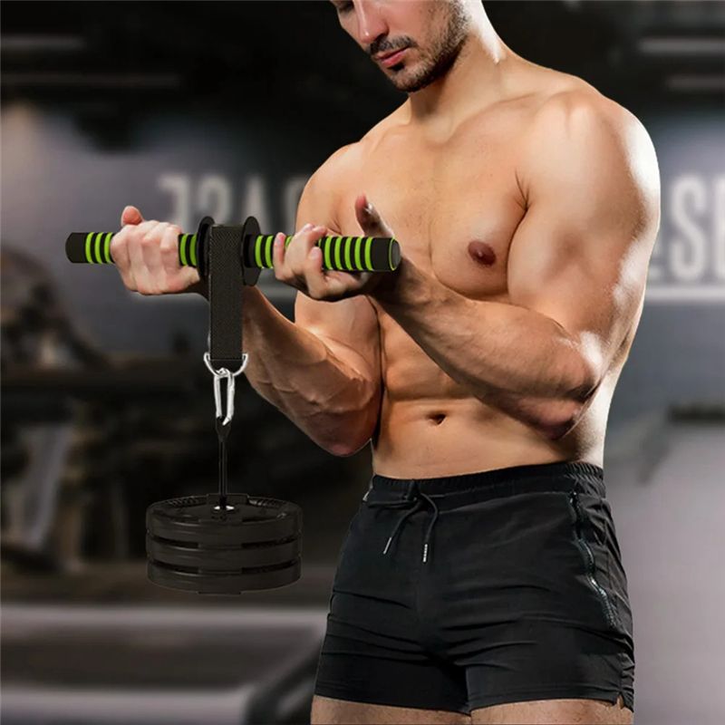 【منتج جديد】1 قطعة أداة تدريب ق - مراجعة Wrist Roller Forearm وسعره