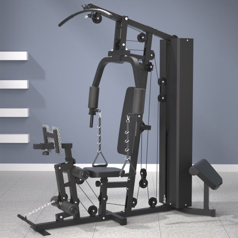 جهاز تمارين منزلي متعدد الوظائ - مراجعة Cable Pulley System وسعره