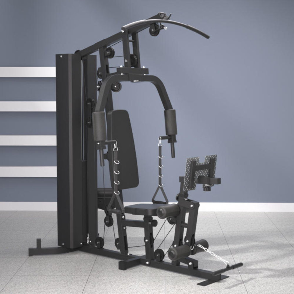 جهاز تمارين منزلي متعدد الوظائ - مراجعة Cable Pulley System وسعره