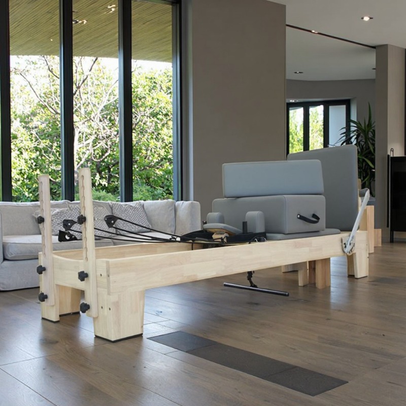 آلة بيلاتس ريفورمر مصنوعة من خ - مراجعة Home Gym Leg Machine وسعره