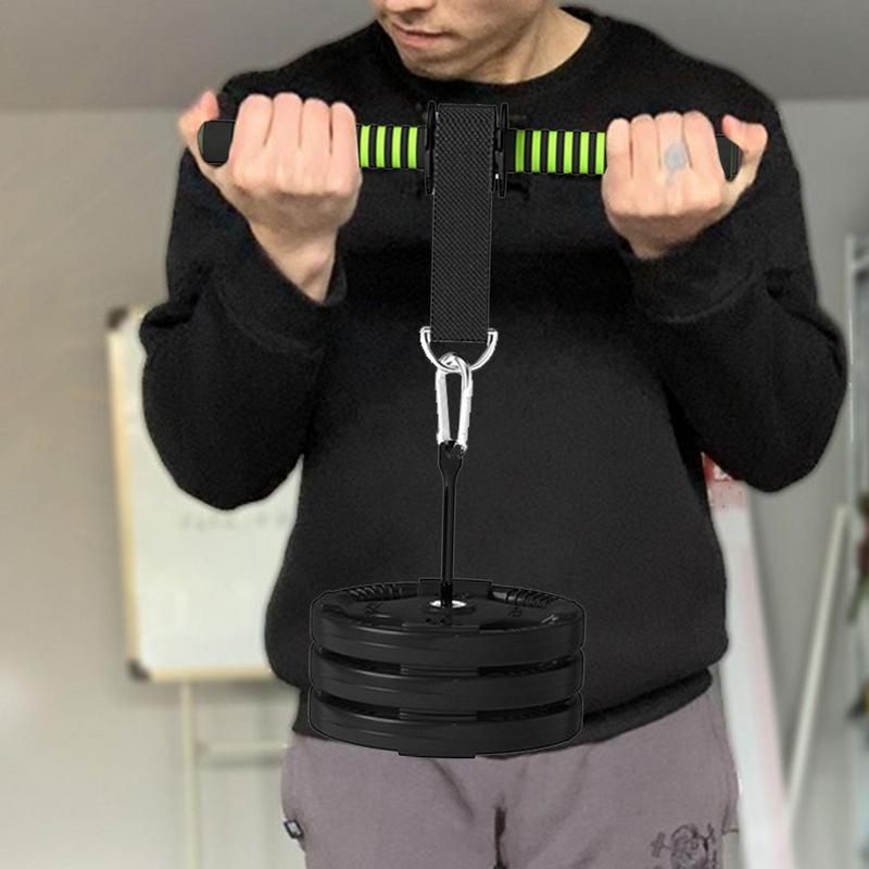 الساعد قوة المدرب المعصم قبضة  - مراجعة Wrist Roller Forearm وسعره