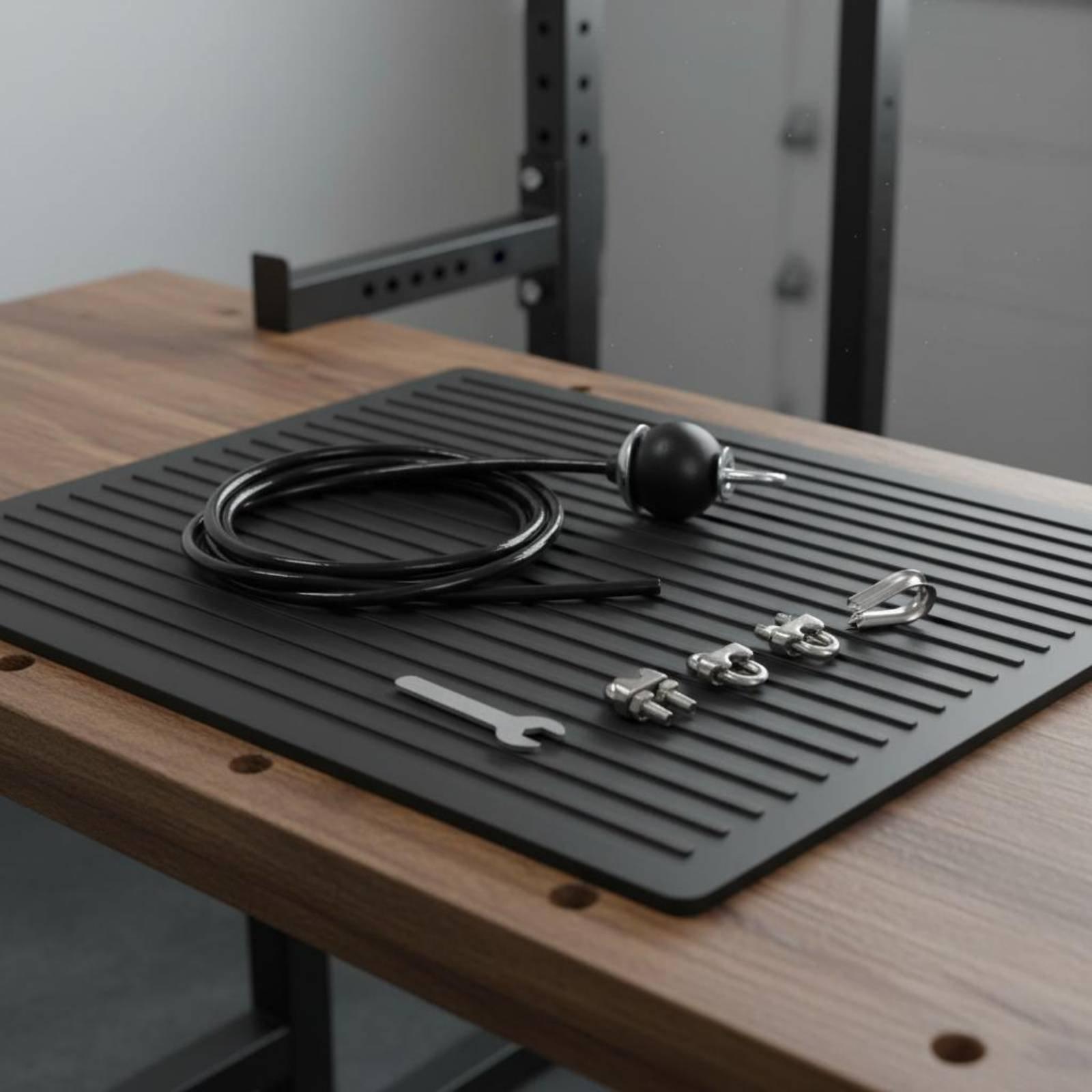 كابل بكرة قابل للتعديل من الفو - مراجعة Cable Pulley System وسعره