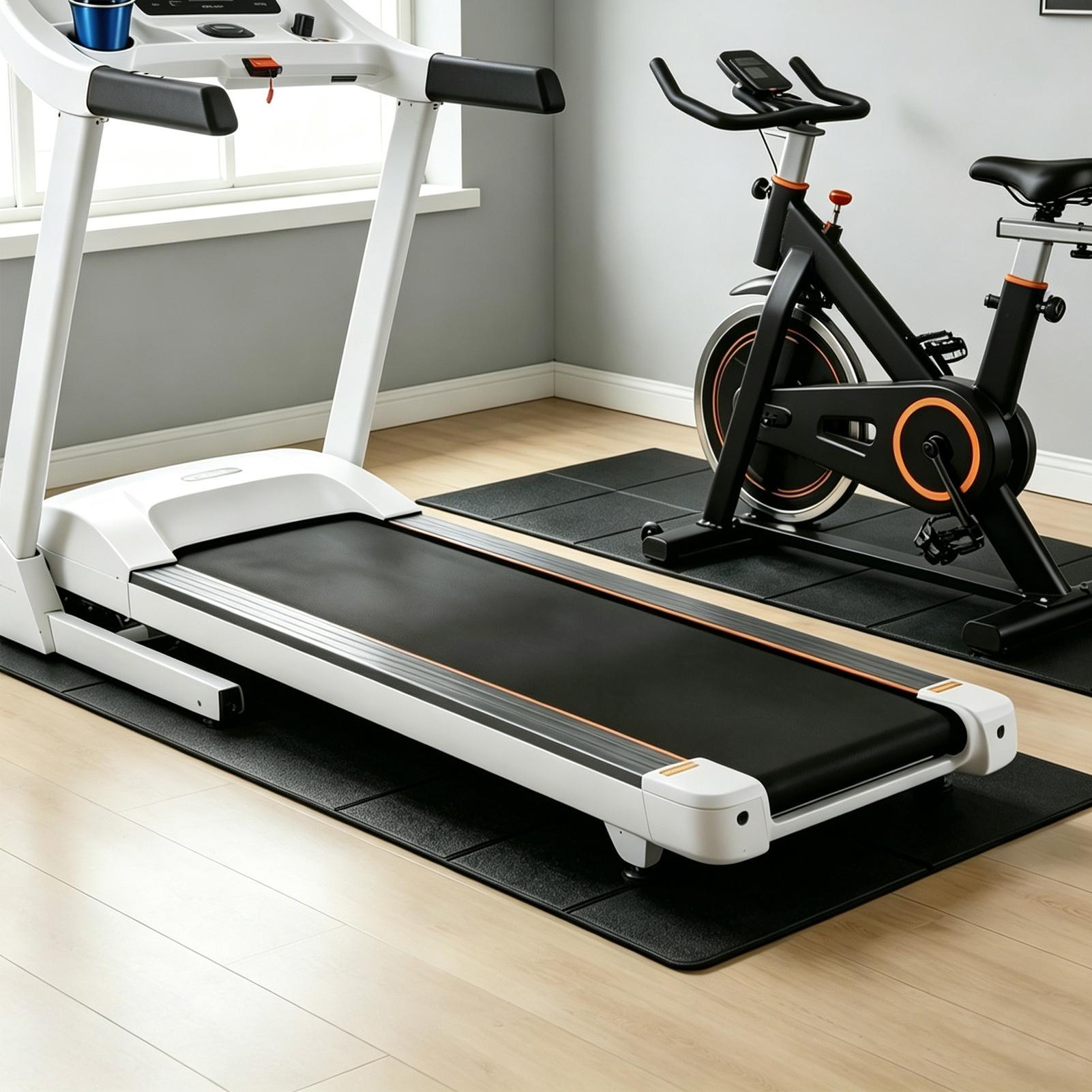 بساط تحت جهاز المشي الكهربائي، - مراجعة Home Gym Gym Equipment وسعره
