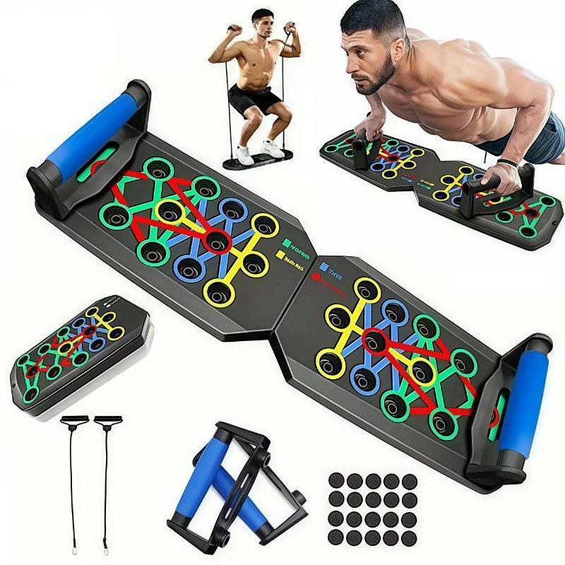لوح تمارين قابل للطي مع أربطة  - مراجعة Home Gym Simple وسعره