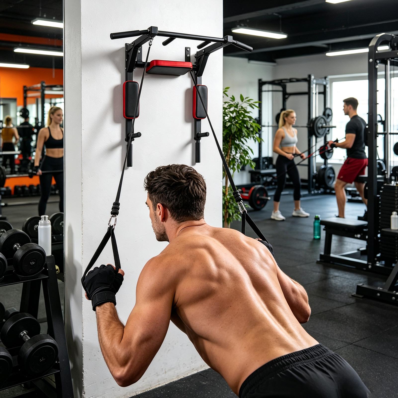 بار سحب أفقي متعدد الوظائف يثب - مراجعة Home Gym Wall Mounted وسعره